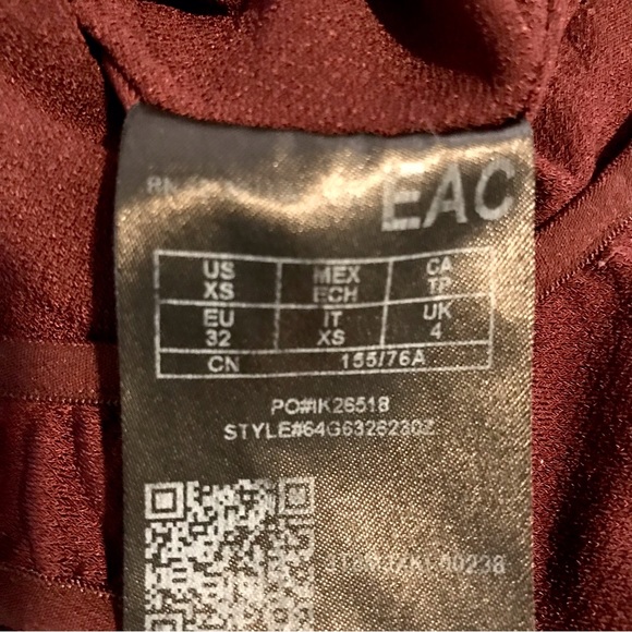 MARCIANO Dark Mauve Color Deep V Cut Body Suit - Picture 11 of 16